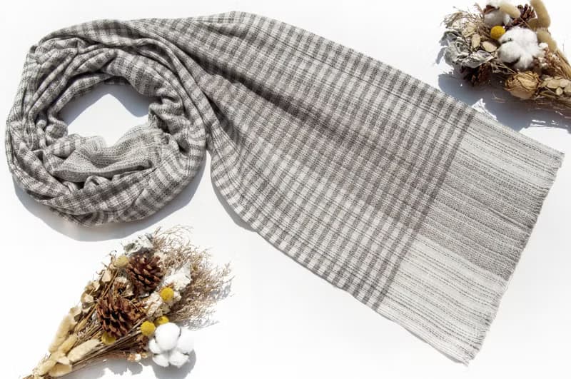 喀什米爾Cashmere 針織圍巾 純羊毛圍巾 手織圍巾 編織圍巾-芬蘭
