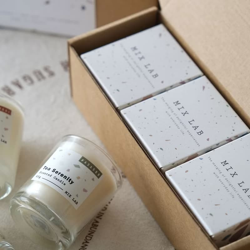MIX LAB 天然大豆香氛蠟燭禮盒 | 65g小蠟燭3入組
