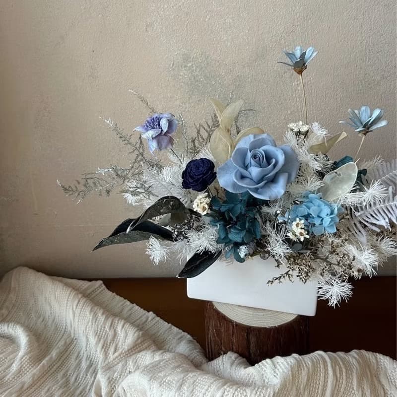【遇見恆久】日光照耀永生花盆栽 開幕盆栽 共2款 可加購禮盒