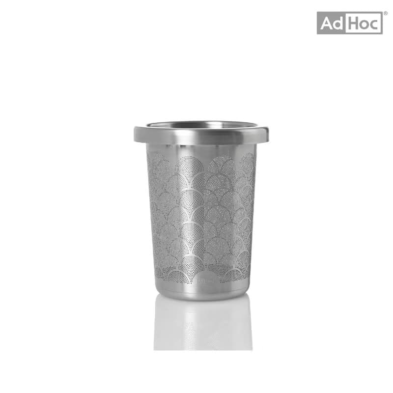 德國AdHoc | 雙層玻璃茶杯(附不鏽鋼濾茶器)