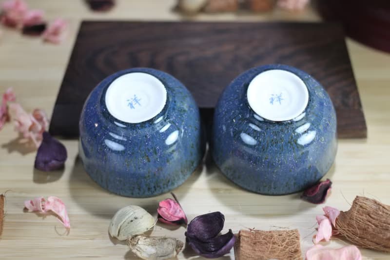 【送禮好物】100ml 天目對杯 寬口茶杯 酒杯 鶯歌葉敏祥作