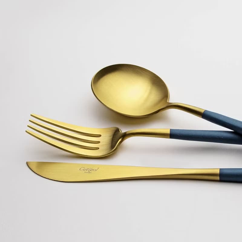 葡萄牙 Cutipol | GOA /  藍金 / 主餐三件組