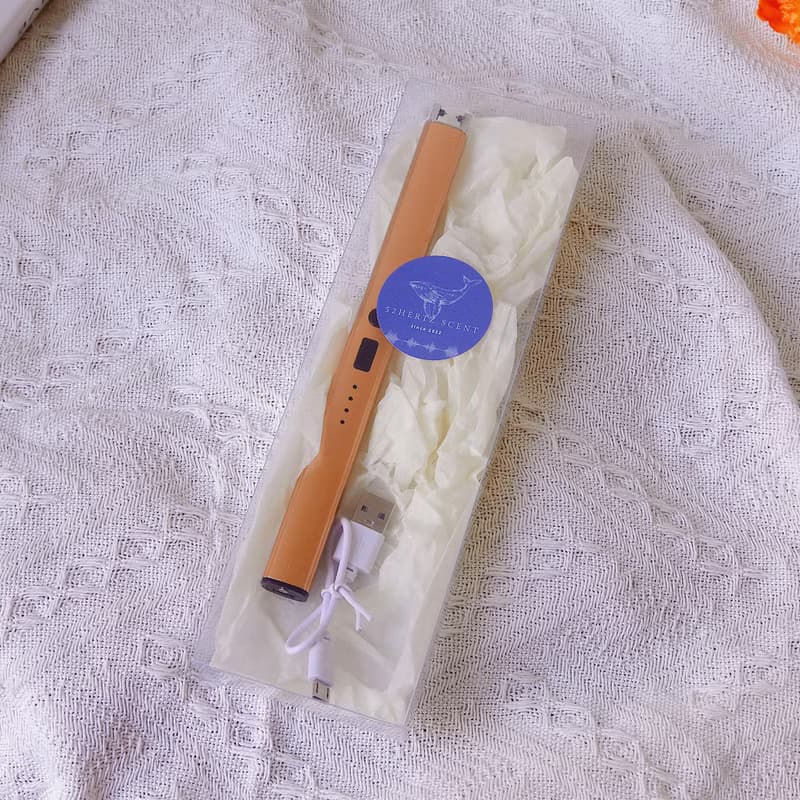 【品牌精裝】香氛蠟燭點火器  USB充電式點火器 共4色
