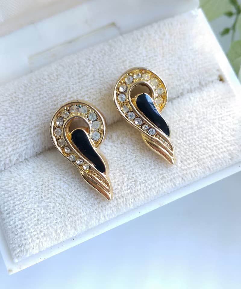 Vintage Jewelry 西洋古董飾品 摩登 小巧 小知性 針式耳環