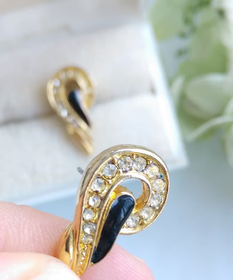 Vintage Jewelry 西洋古董飾品 摩登 小巧 小知性 針式耳環