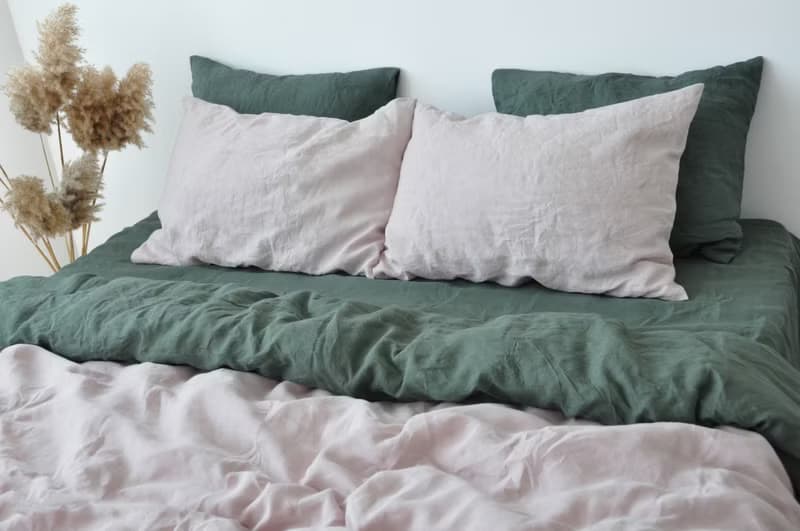 70 colors double-sided linen duvet cover / Softened linen / Comforter cover