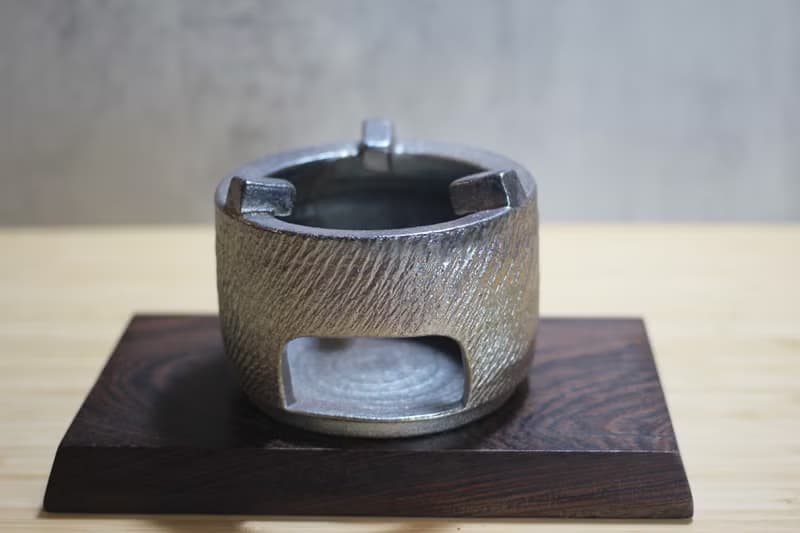 【送禮好物】10cm 柴燒 保溫爐座 蠟燭加熱台 鶯歌葉敏祥手作
