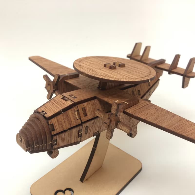 【手作DIY】軍事 E-2D預警機模型 玩具 手作 禮物