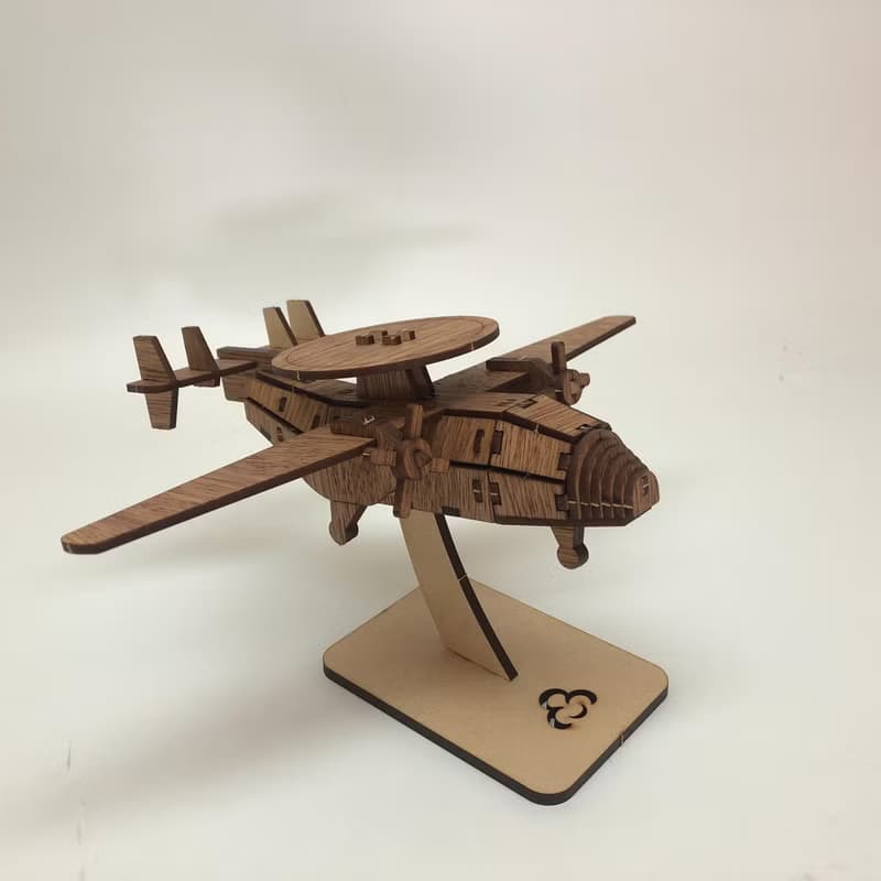 【手作DIY】軍事 E-2D預警機模型 玩具 手作 禮物