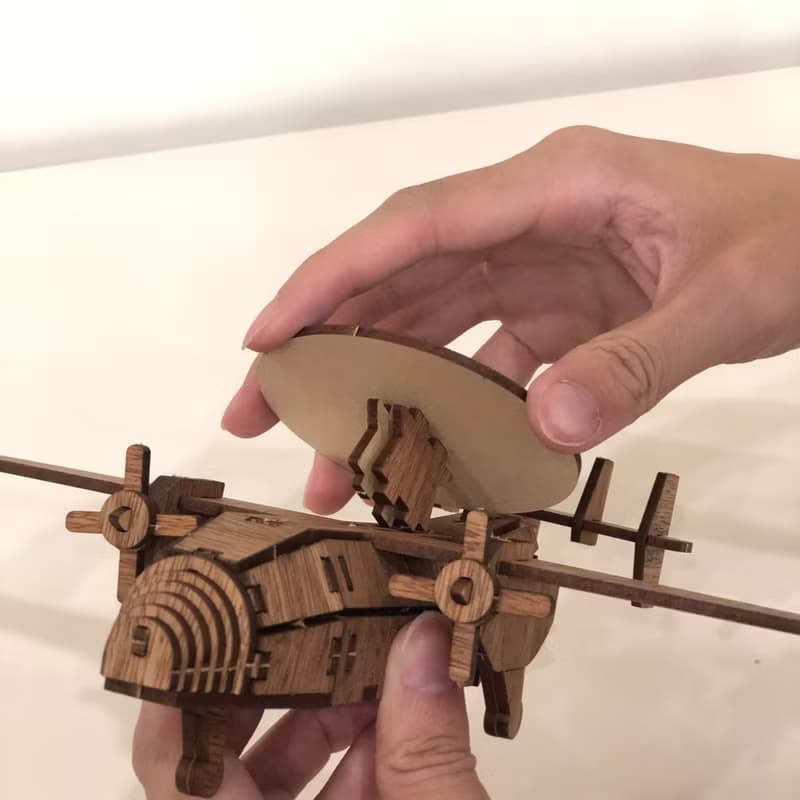 【手作DIY】軍事 E-2D預警機模型 玩具 手作 禮物
