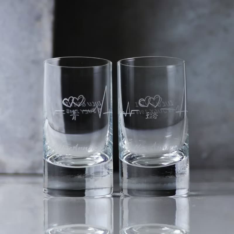 (一對價) 46cc【SCHOTT ZWIESEL德國蔡司】心跳的聲音 烈酒對杯