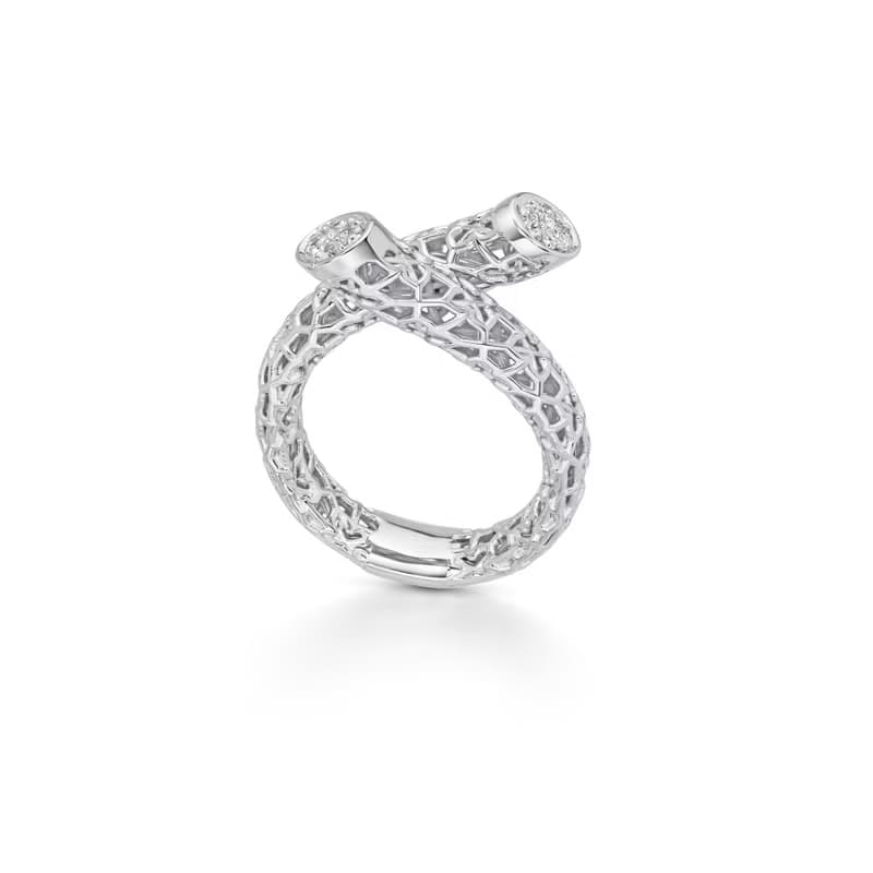 Nalikere Collection Silver Jewelry 925 Yellow Gold Plating with White Topaz