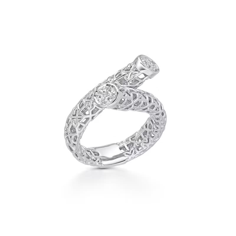 Nalikere Collection Silver Jewelry 925 Yellow Gold Plating with White Topaz