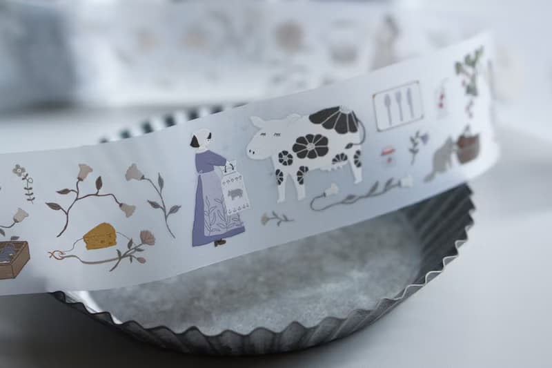 At the Farm PET膠帶 霧面 紙膠帶 Ivy Snow 森空
