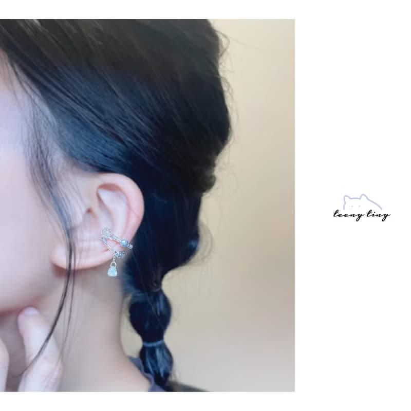 TeenyTinyCraft | 墜星 手工耳骨夾