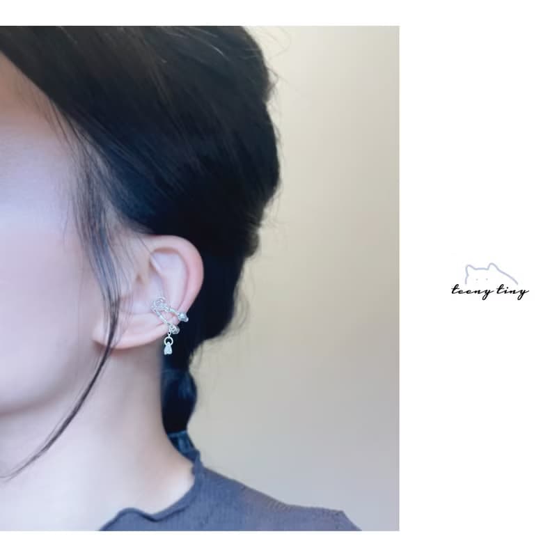 TeenyTinyCraft | 墜星 手工耳骨夾