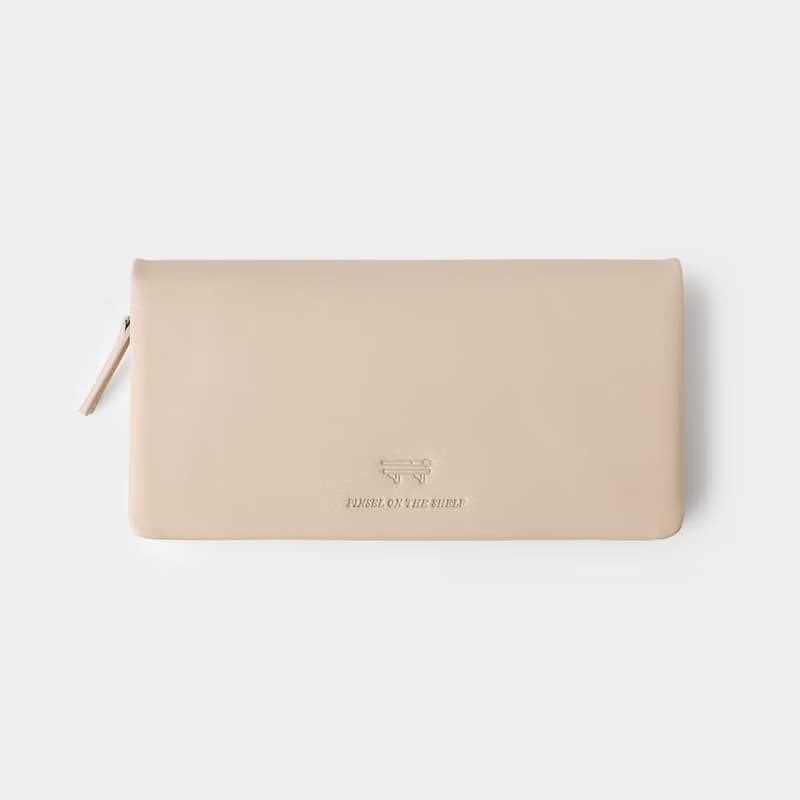 pinsel long wallet : toasted almond