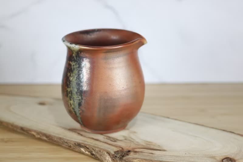 【送禮好物】360ml 天然落灰 柴燒茶海 公道杯 名家葉敏祥手作