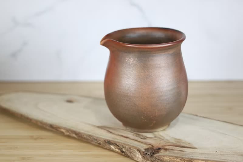 【送禮好物】360ml 天然落灰 柴燒茶海 公道杯 名家葉敏祥手作