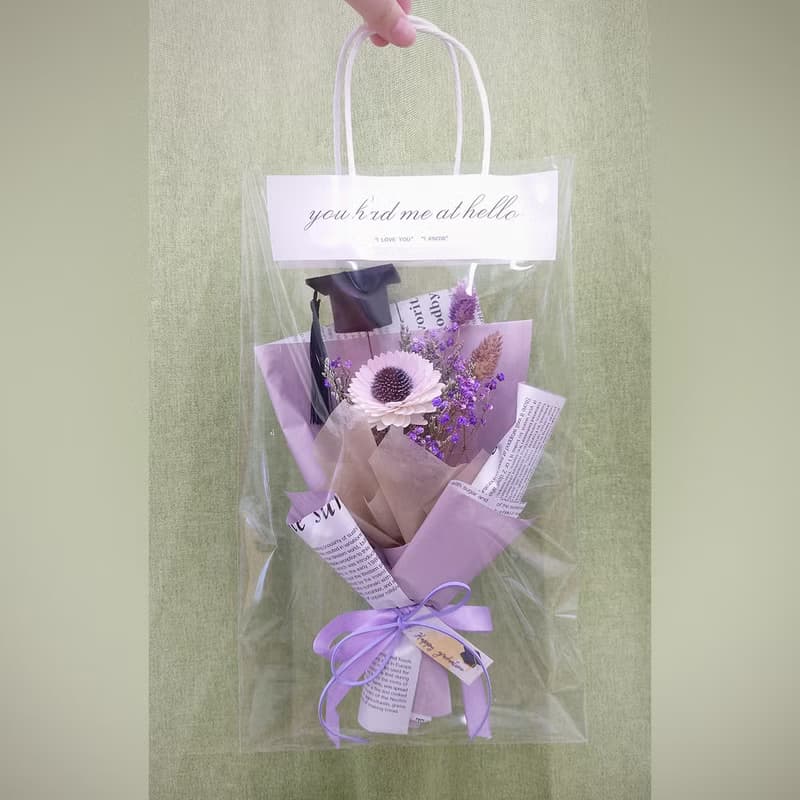 約定向日葵畢業花束小款 /畢業花束/永生花/乾燥花束/太陽花