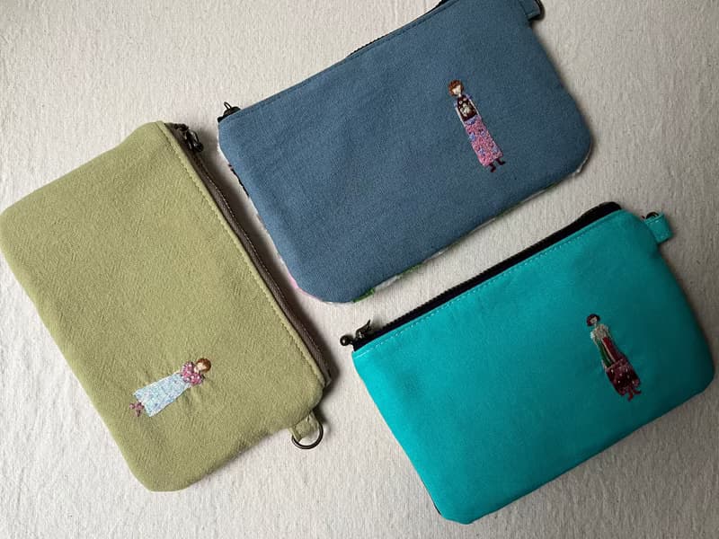 fingirl1000-NO.994 一股刺繡票卡護照大錢包1000枚女子展