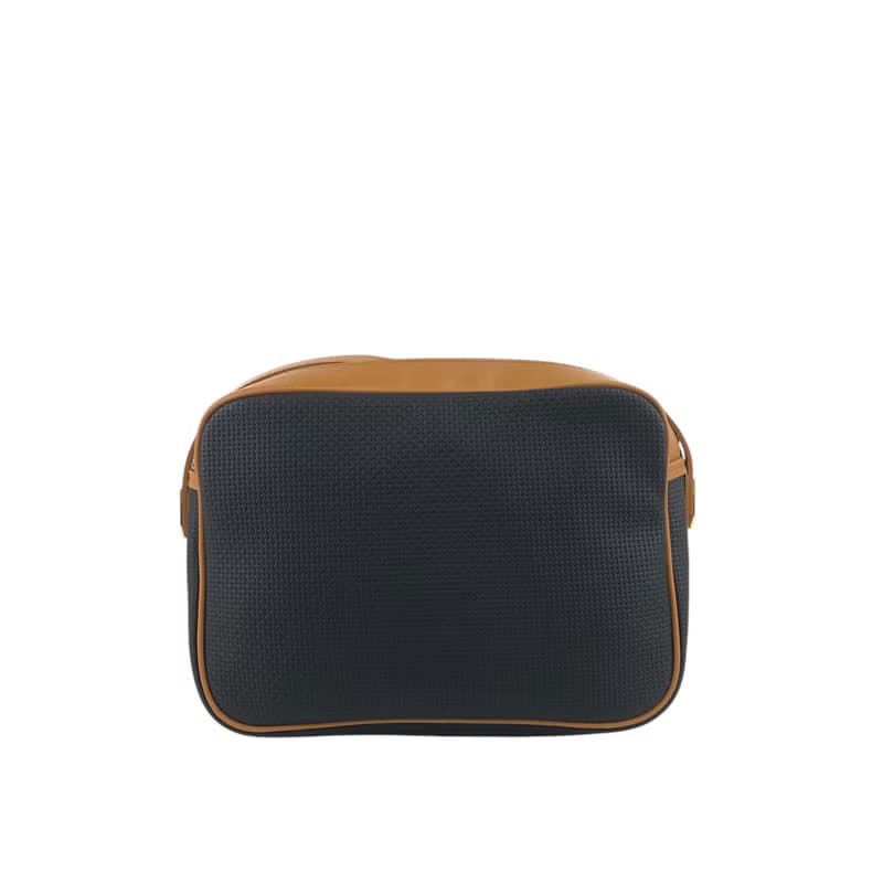 【 日本直送　名牌中古包 】Yves Saint Laurent ショルダーバッグ ブラック キャメル YSL PVC パイピング vintage yia45g