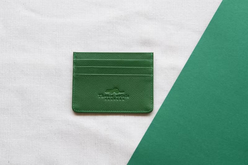 H - LEATHER CARD HOLDER/WALLET-GREEN