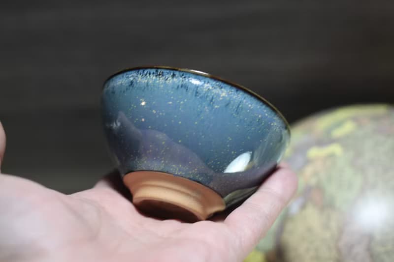 【送禮好物】120ml 天目釉 日式茶碗 茶杯 酒杯 鶯歌葉敏祥作