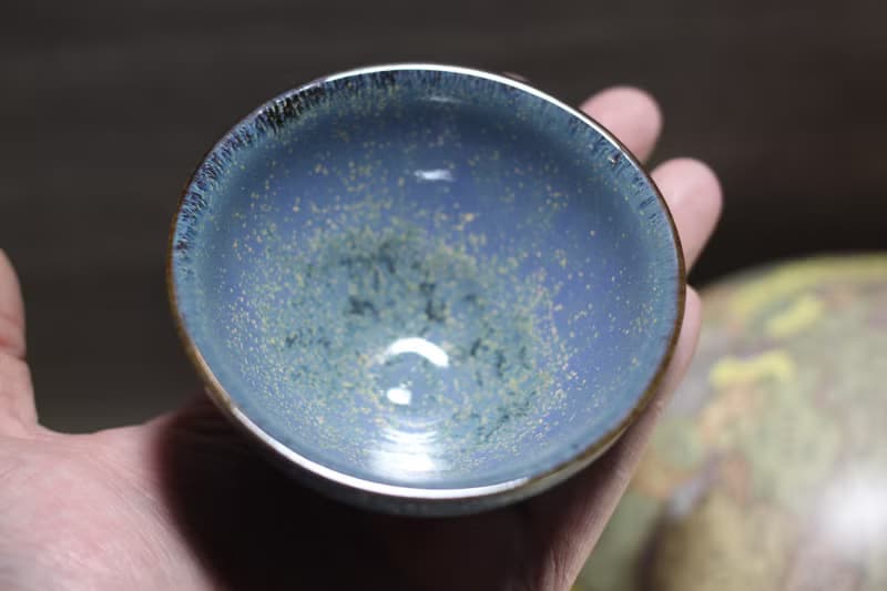 【送禮好物】120ml 天目釉 日式茶碗 茶杯 酒杯 鶯歌葉敏祥作