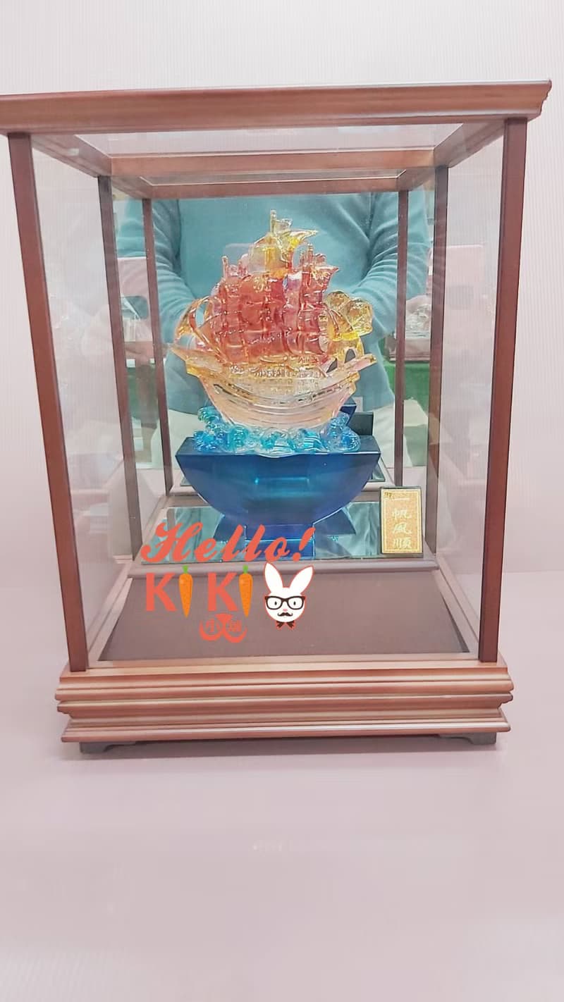 琉璃 一帆風順 退休禮物 升遷禮物 開幕送禮 退伍禮品 新婚送禮