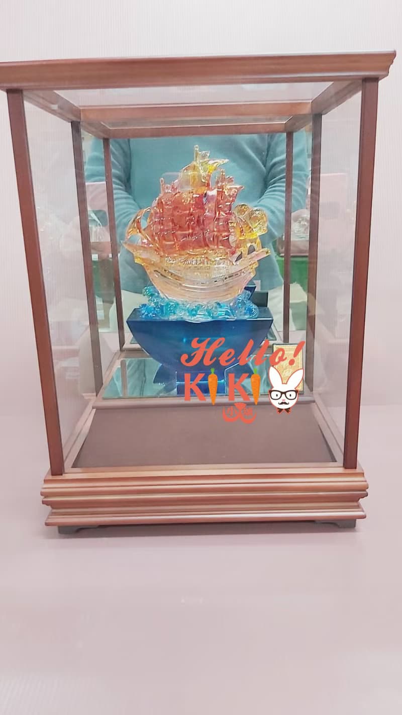 琉璃 一帆風順 退休禮物 升遷禮物 開幕送禮 退伍禮品 新婚送禮