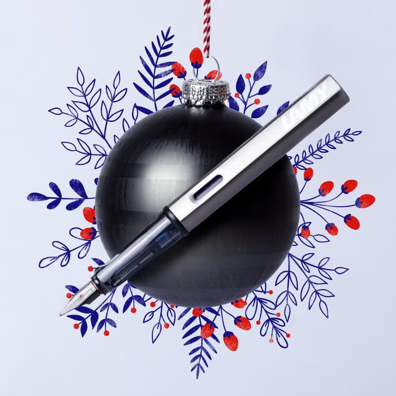 【雷雕刻字】獨家 / LAMY 鋼筆 A6 鋼筆用筆記本禮盒 - AL star
