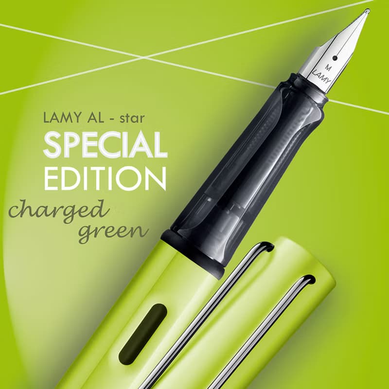【雷雕刻字】獨家 / LAMY 鋼筆 A6 鋼筆用筆記本禮盒 - AL star