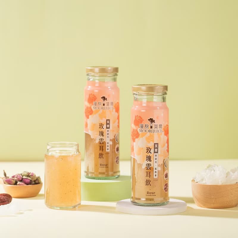 莫爾‧玫瑰雲耳飲/家庭組/送禮首選/健康飲品/白木耳飲品 (24入)