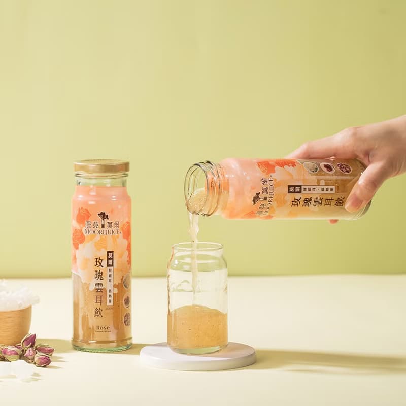 莫爾‧玫瑰雲耳飲/家庭組/送禮首選/健康飲品/白木耳飲品 (24入)