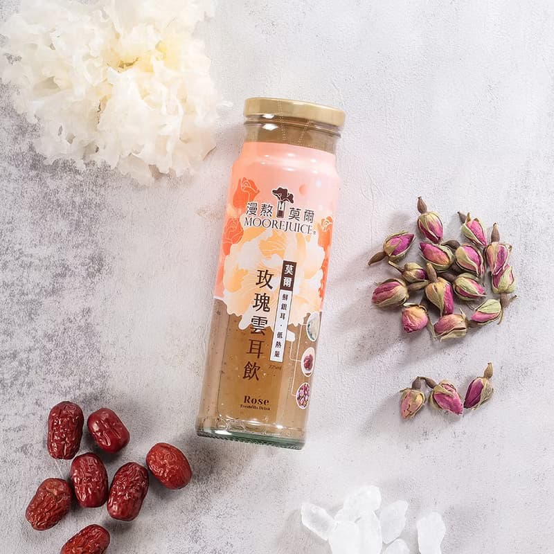 莫爾‧玫瑰雲耳飲/家庭組/送禮首選/健康飲品/白木耳飲品 (24入)