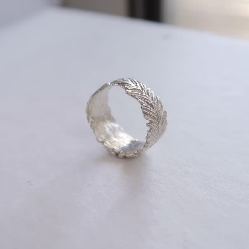 獨家 森林系 925純銀 羽翼葉 戒指 免費送禮包裝