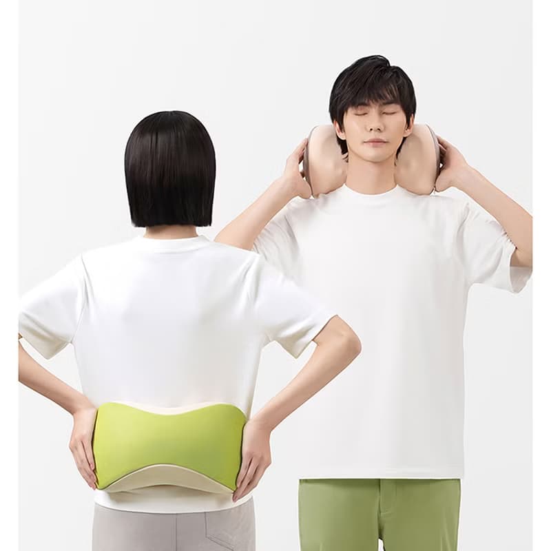 【免運】PGG頸椎按摩器背部腰部按摩儀肩頸神器多功能靠墊按摩枕