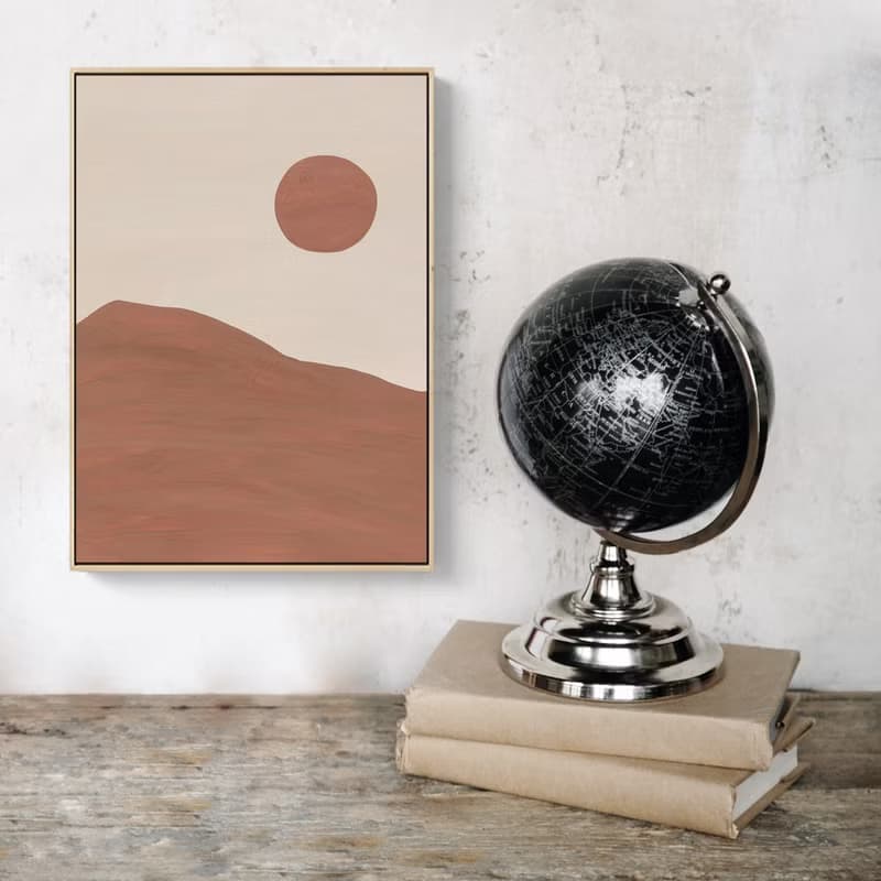 幾何 • 日 - 太陽/復古/暖色/家居/民宿/工作室/送禮/佈置/背景