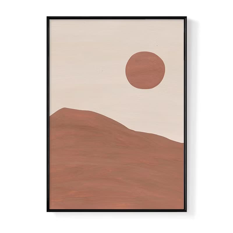 幾何 • 日 - 太陽/復古/暖色/家居/民宿/工作室/送禮/佈置/背景