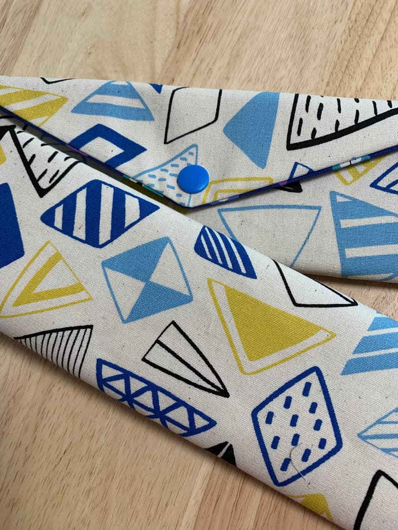 文青風環保純棉筷袋 畢業 清新白 日本 潮物 收納 手作餐具袋 繁