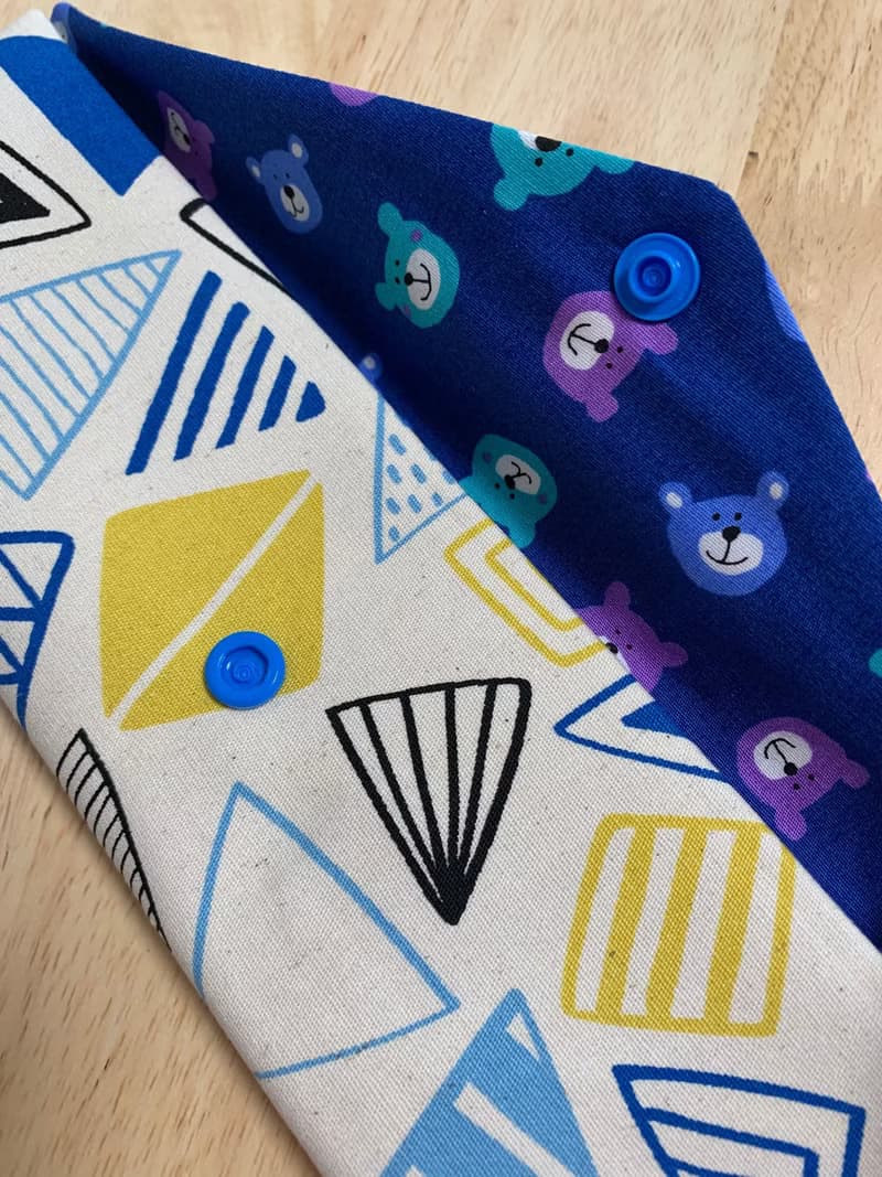 文青風環保純棉筷袋 畢業 清新白 日本 潮物 收納 手作餐具袋 繁