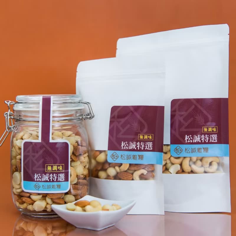 松誠特選 (250g/ 500g) | 80度C低溫烘焙堅果