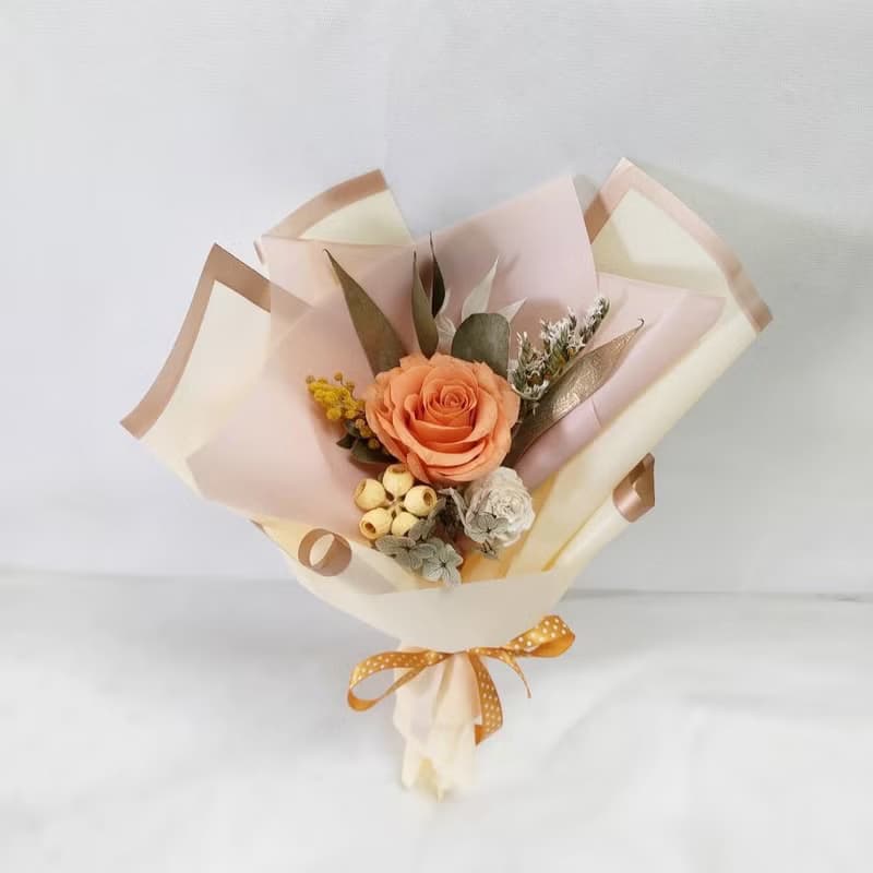 永生玫瑰花花束 不凋花/永生花/乾燥花 情人節花束 典華優惠券