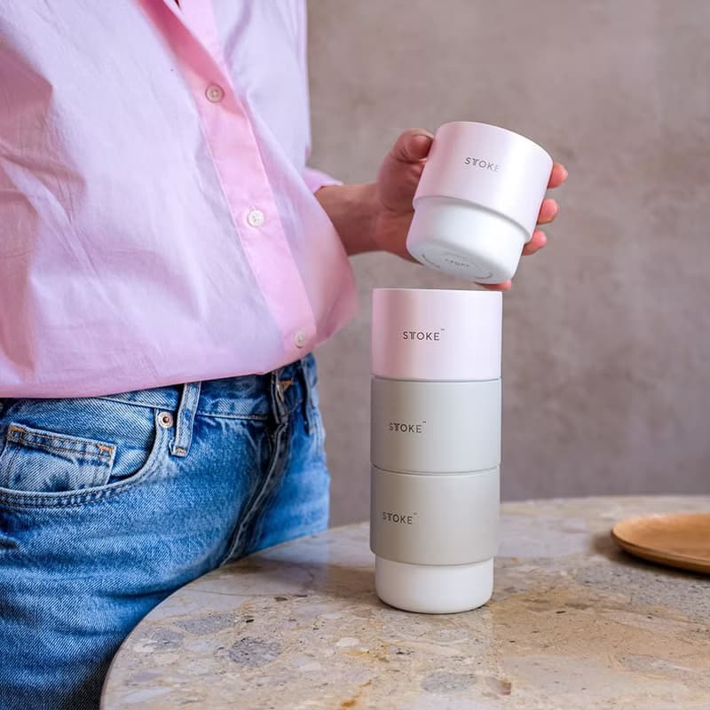 【STTOKE】Swirl Home 精品陶瓷咖啡杯 2入/組 ( 7oz / 多色 )