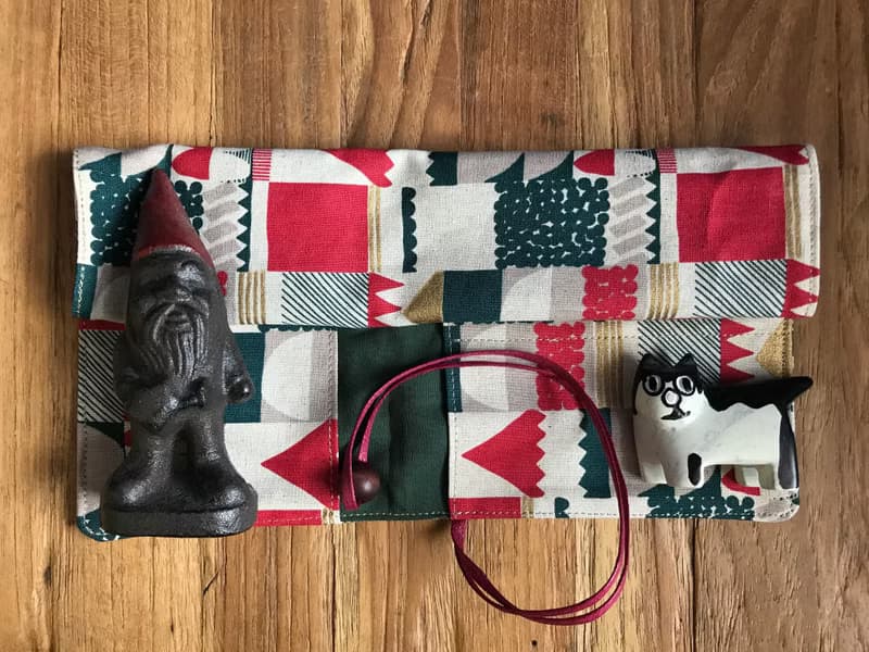 聖誕鈴聲-Weimoms微茫布創 筆袋、筷套、環保、布捲 、聖誕禮物