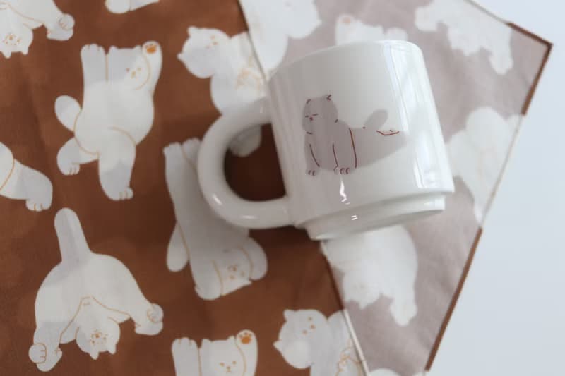 big big cat - yoga mug