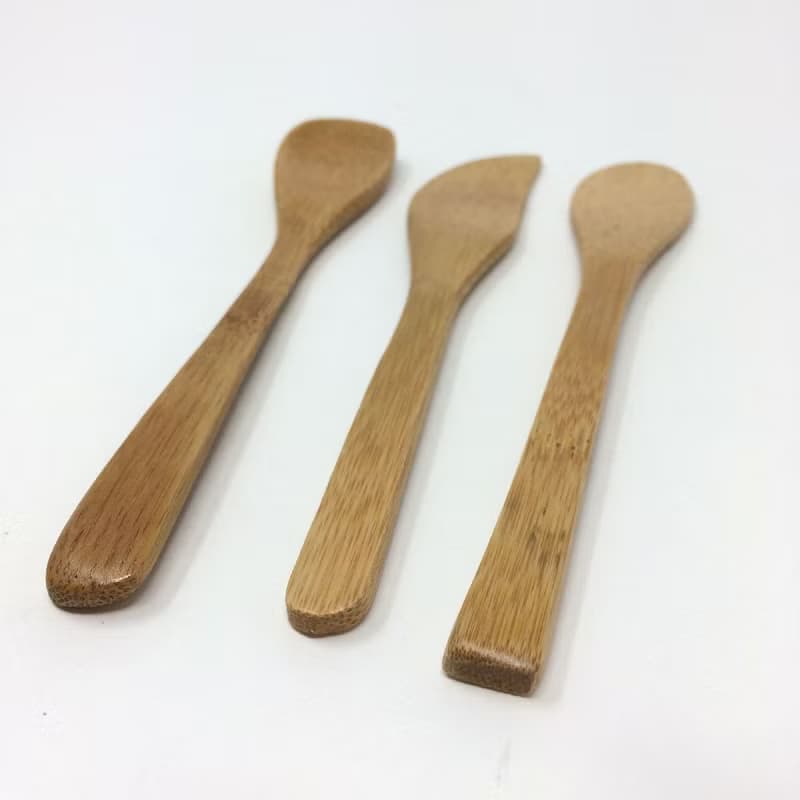 【SPICE】日本 天然竹製餐具3種組(湯匙/ 平湯匙/ 抹刀)