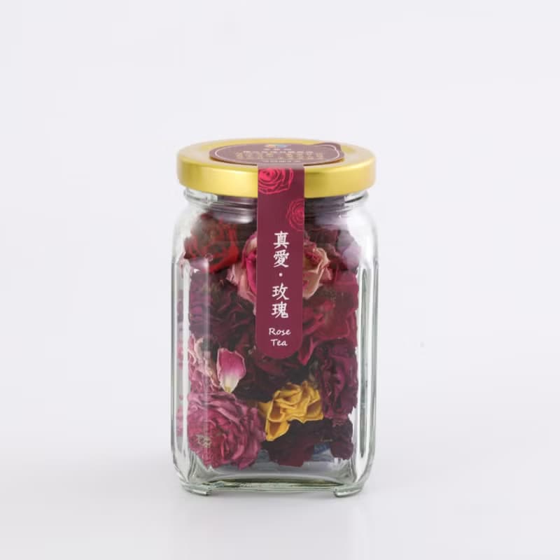 台灣玫瑰花朵茶 整朵入 可食用  阿里山玫瑰莊園 情人節禮物