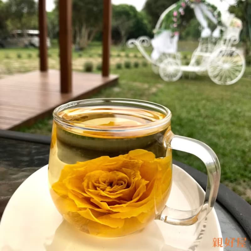 台灣玫瑰花朵茶 整朵入 可食用  阿里山玫瑰莊園 情人節禮物